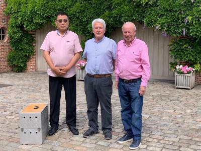 Mr Qiwen en Mr Andre Descheemaecker 2024